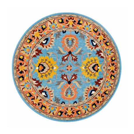 ALFOMBRA CINCINNATI DE LANA TEJIDA A MANO 1.50X1.50 001