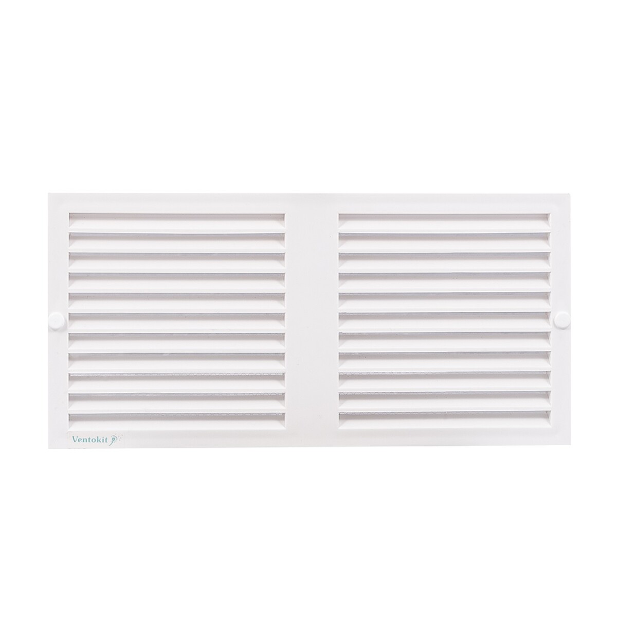 Rejilla de Ventilación PVC 12x24cm con mosquitero Ventokit 