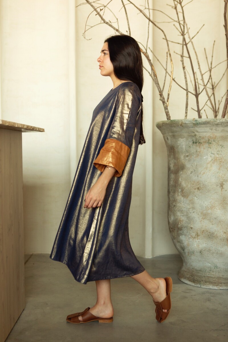 TUNICA JAPAN LUREX Azul