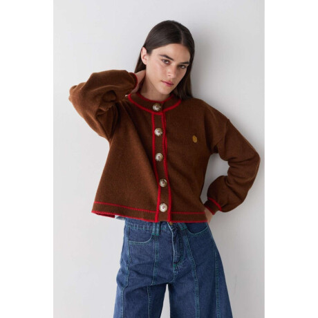 Preventa Cardigan Terro Winter Chocolate
