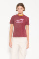 REMERA LUCKY Bordo