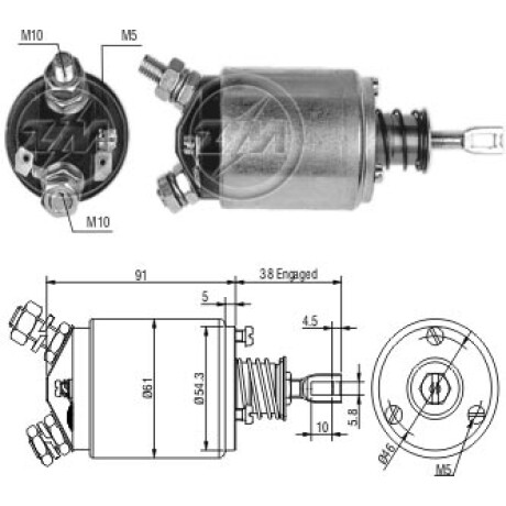 AUTOMATICO DE ARRANQUE - M.BENZ 180 190D BOSCH EJD ZM AUTOMATICO DE ARRANQUE - M.BENZ 180 190D BOSCH EJD ZM