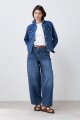 Campera clásica de jean jean medio