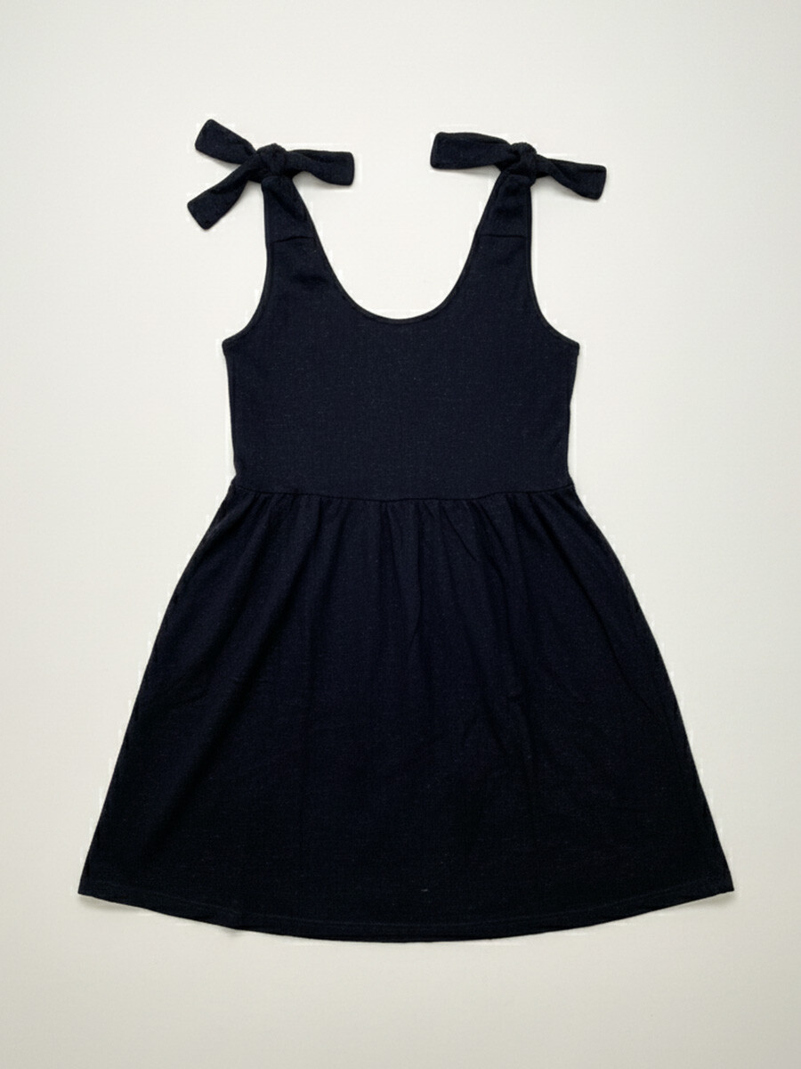 VESTIDO CORTO SERENE RUSTY - Negro 