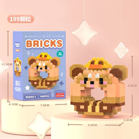 Bloques legos donut oso 199pcs Bloques Legos Donut Oso 199pcs