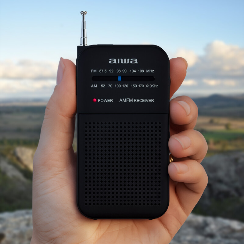 Radio Portátil Analógico de bolsillo AIWA AM/FM | AWFML1 Radio Portátil Analógico de bolsillo AIWA AM/FM | AWFML1