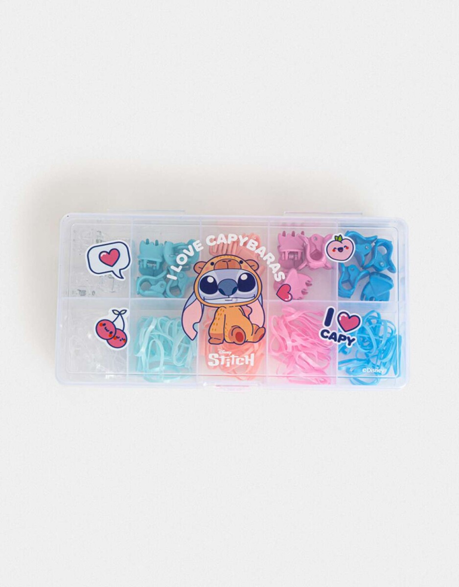 Set Haircare ''stitch Capybara'' - Combinacion Multicolor 