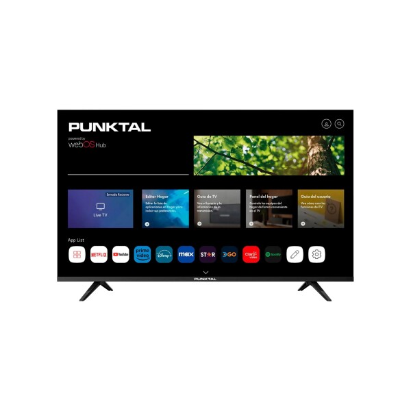 PANTALLA LED 55" SMART 4K UHD - ISDBT - WEBOS - NETFLIX - Y/YUBE S/MARCO C/VOZ acero inoxidable