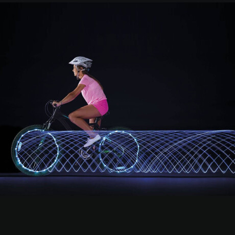 Tira Cinta De Luces LED Neón Para Ruedas De Bicicleta Azul