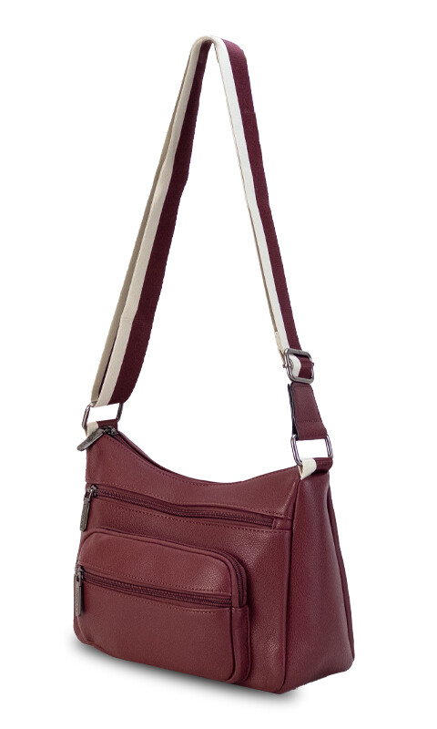 BANDOLERA MORRAL GUATEMALA GRANATE