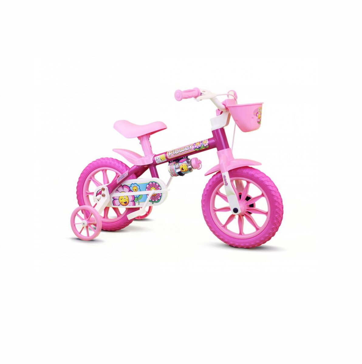 BICICLETA BACCIO FLOWER ROD. 12 - ROSADO 