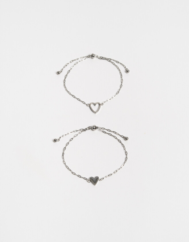 Pulseras Flexibles Sets Premium Silver Pulseras Flexibles Sets Premium Silver - Plateado