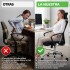 Silla De Escritorio Oficina Sillon Ejecutiva Ergonomica Tela Mesh Giratoria Imback Color Negro Silla De Escritorio Oficina Sillon Ejecutiva Ergonomica Tela Mesh Giratoria Imback Color Negro