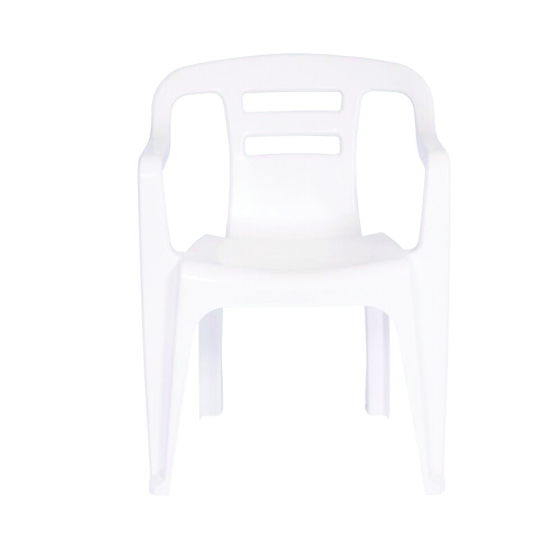 Silla de plástico con filtro Mor BLANCO