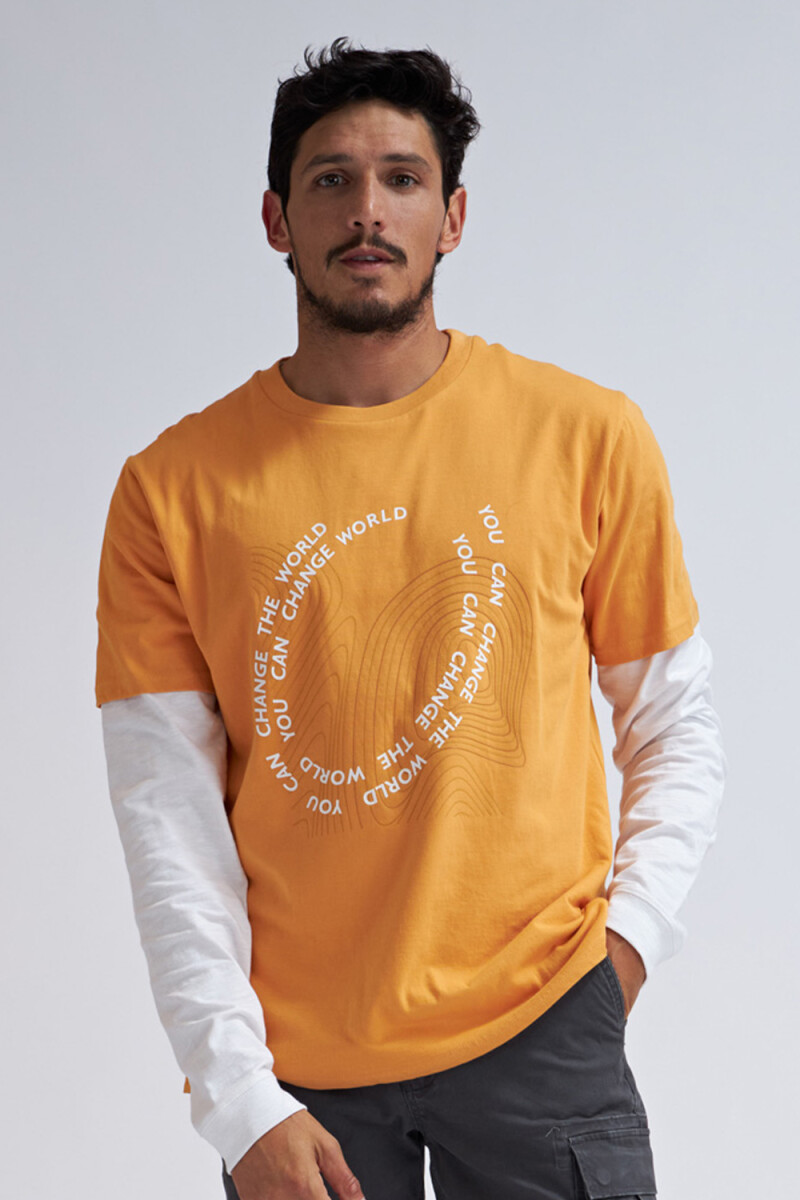 Remera Estampa You Can Change The World