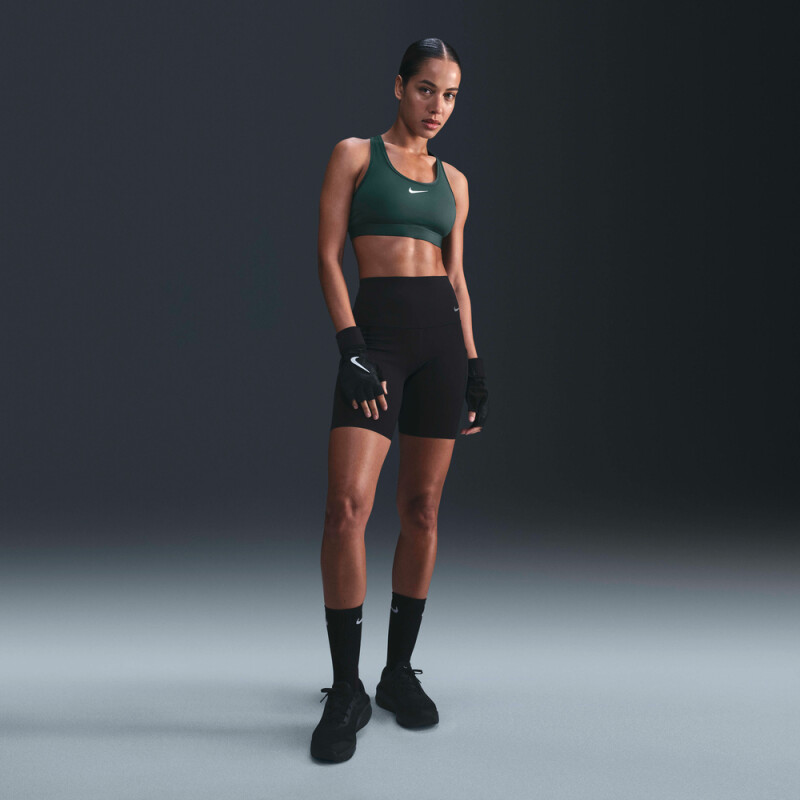 Top Nike Swoosh Meddium Support de Mujer Verde