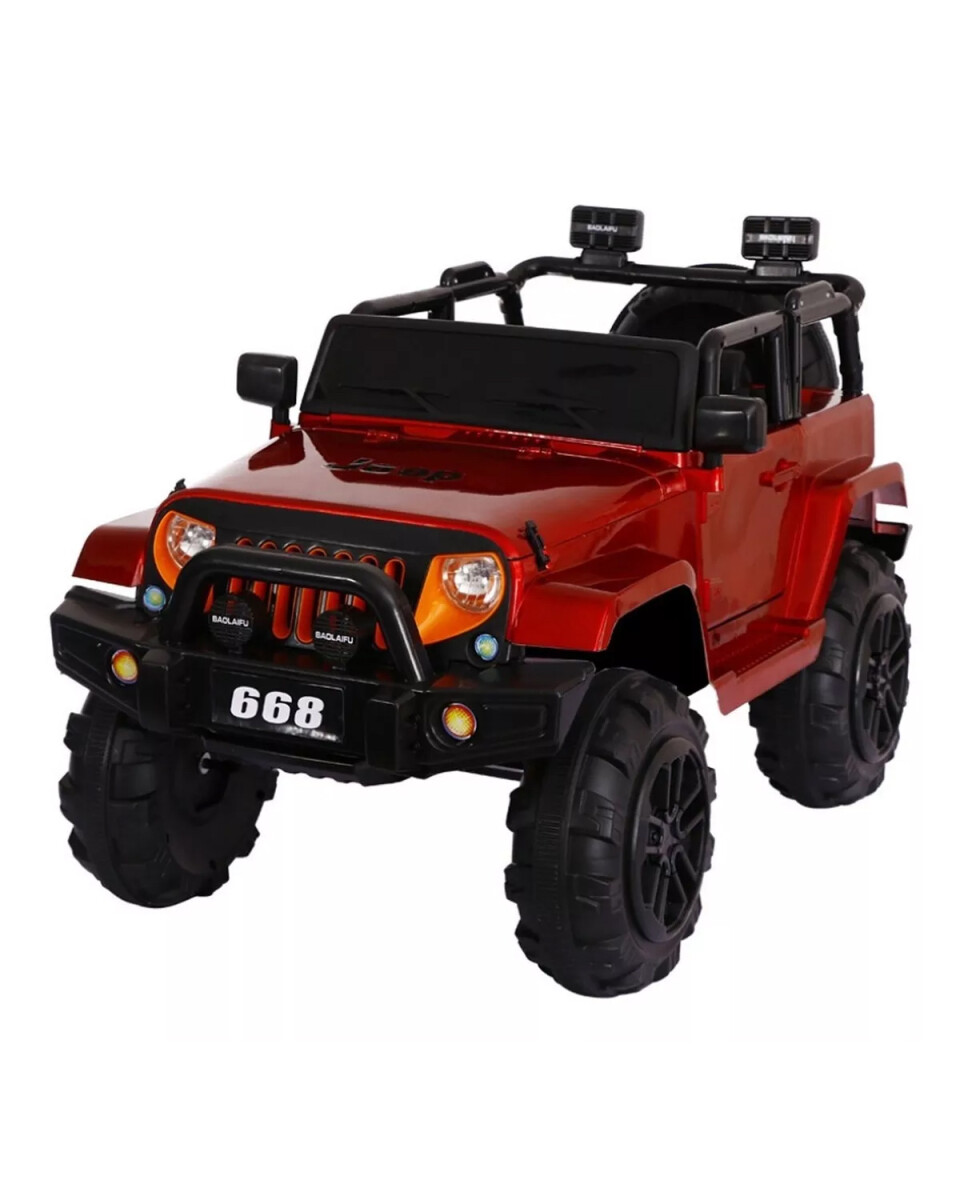 Jeep a batería para Niños - Rojo 