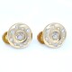 Par de caravanas Chopard Happy Diamonds modelo 84/1868 en oro 18k y brillantes Par de caravanas Chopard Happy Diamonds modelo 84/1868 en oro 18k y brillantes