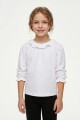 Remera con volado BLANCO