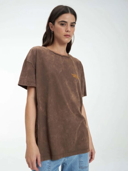 T-SHIRT UNIFORM EDINA MARRON