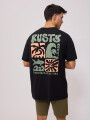 T-SHIRT FURTADO RUSTY Negro