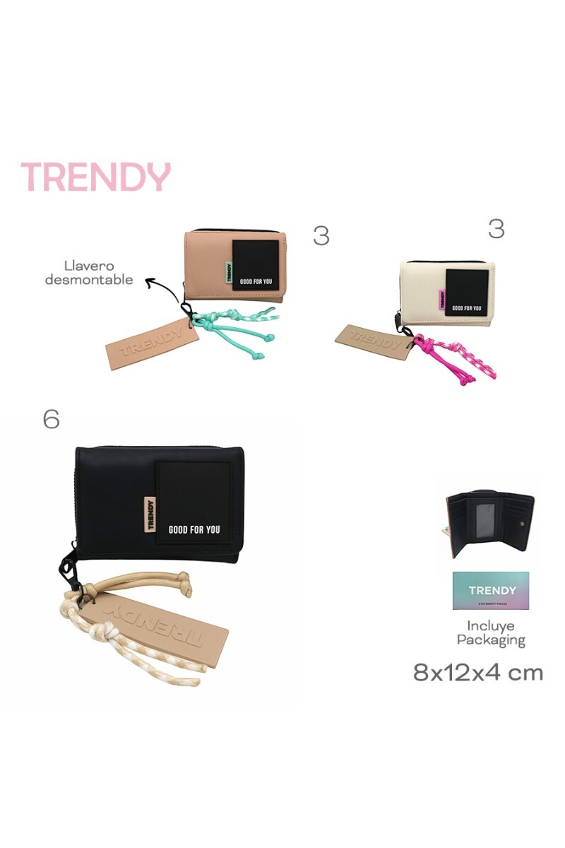 Billetera Trendy Crudo