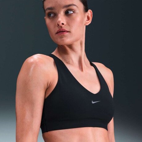 Top Nike Dri-Fit Uneversa De Mujer Negro