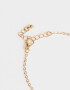 Pulseras Flexibles Pulsera Flexible Con Anillo Unido - Dorado