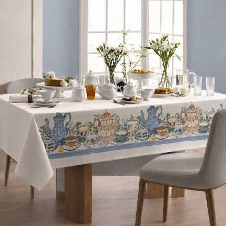 Mantel Rectangular Karsten Limpia Facil 1.40x2.10cm - Cha da Tarde Mantel Rectangular Karsten Limpia Facil 1.40x2.10cm - Cha da Tarde