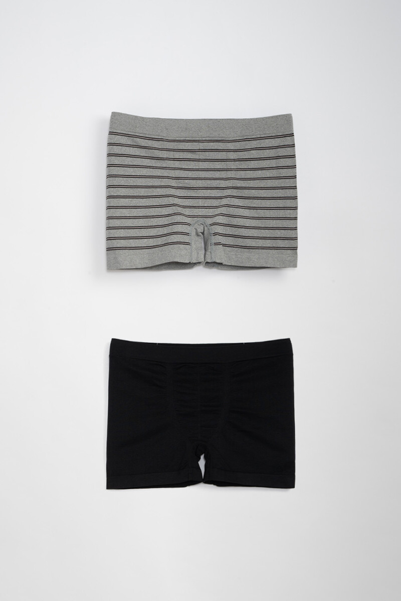 Boxer microfibra - Gris Melange 