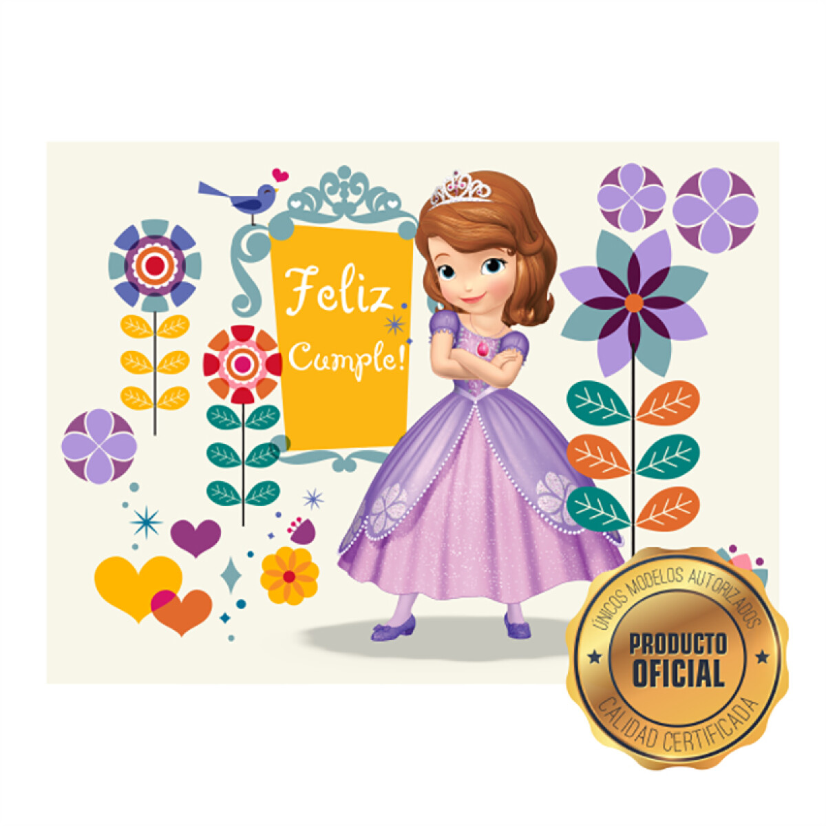 Lámina Princesita Sofía - Rect. 
