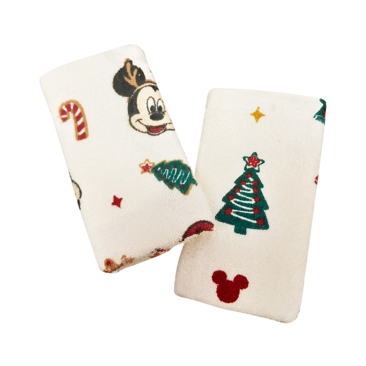 Pack x 2 Toallas Social de Navidad Mickey 30 x 45 cm 