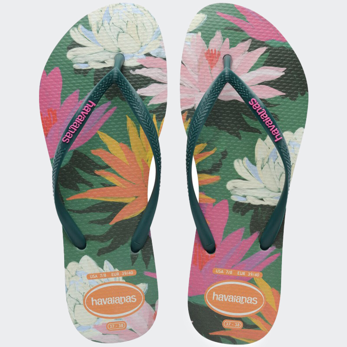 Ojotas Havaianas Slim Summer Bliss - Verde 