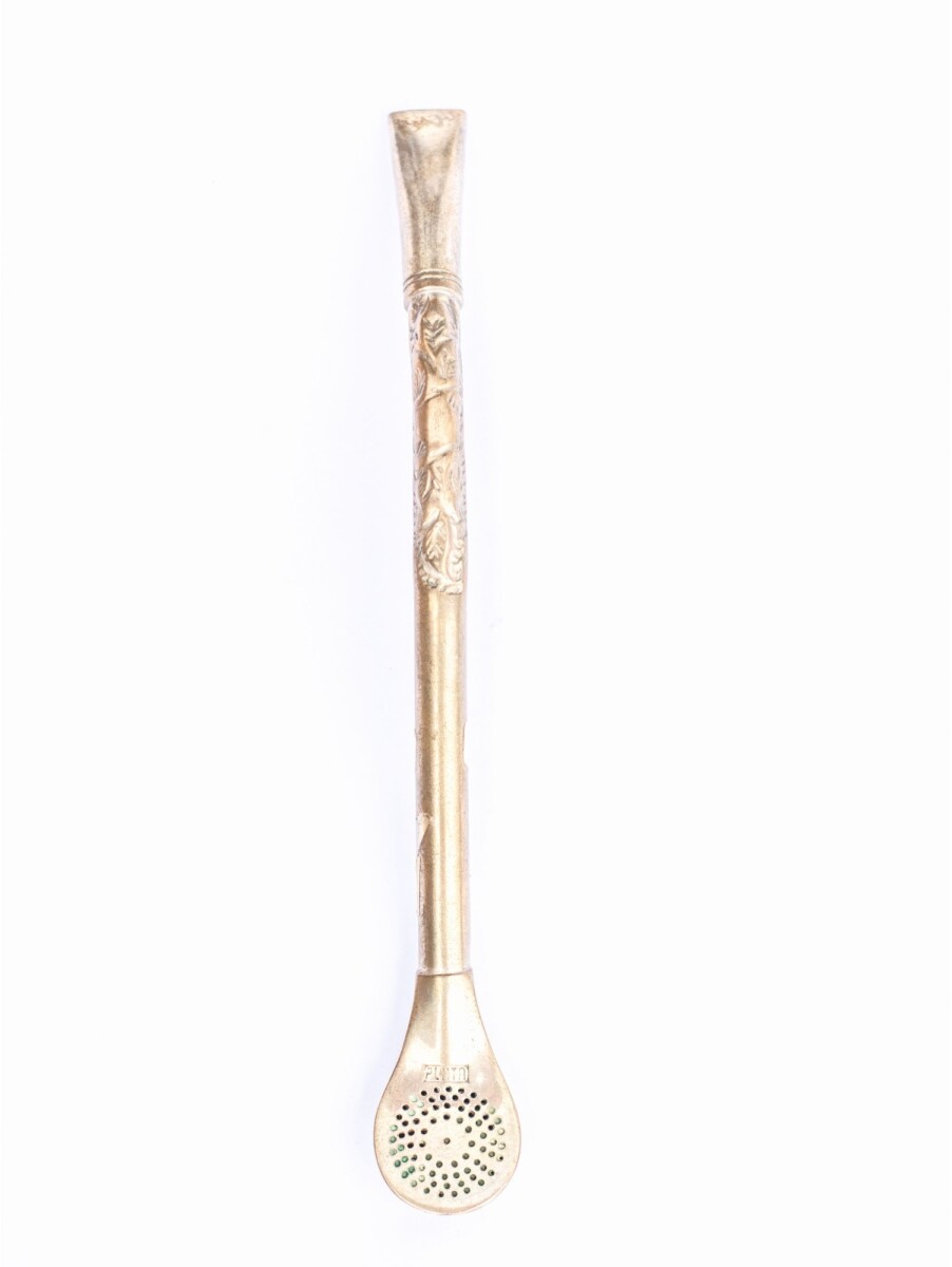 Bombilla De Plata y Oro - S26 