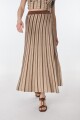 Falda Lath Marron