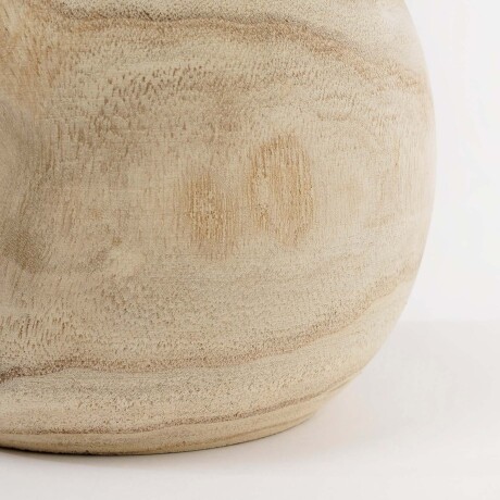 JARRÓN MADERA MARRON PIA