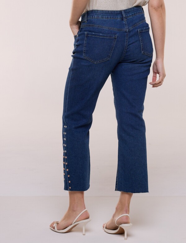 Jean Crop Tachas JEAN