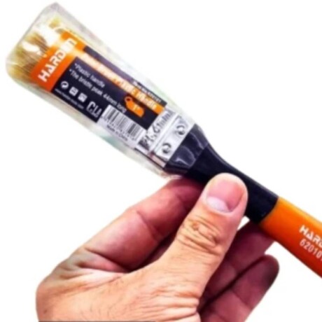 PINCEL CERDA BLANCA MANGO PLASTICO 1 HARDEN N/a