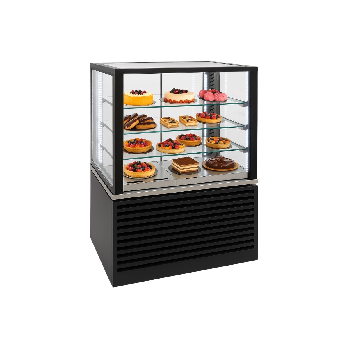 Vitrina Refrigerada de Pie con Ruedas 80 x 75 cm 