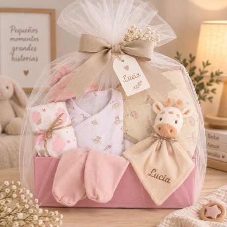 Ajuar Primera Muda Personalizado – Rosa Ajuar Primera Muda Personalizado – Rosa