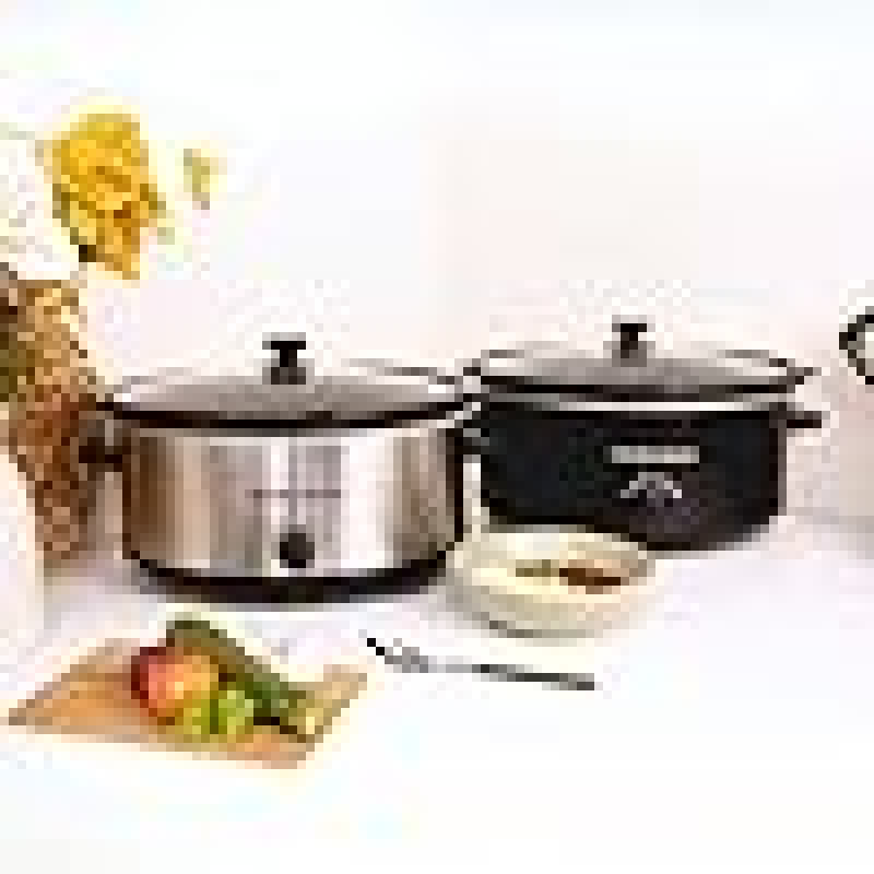 SLOW COOKER MANUAL PLATEADA DE 6,5 L Hamilton Beach SLOW COOKER MANUAL PLATEADA DE 6,5 L Hamilton Beach