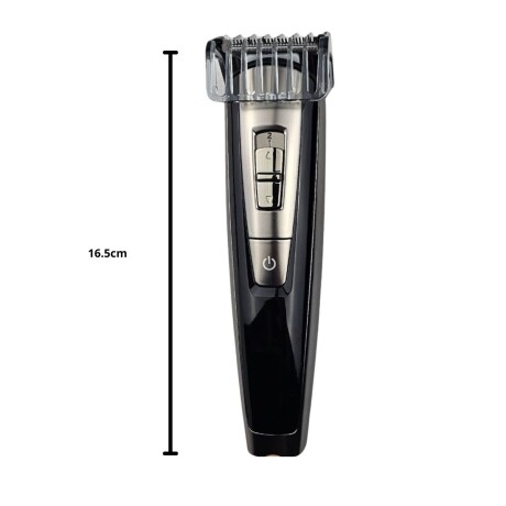 Corta Pelo Barba Profesional Recargable KEMEI KM-1628 Negro