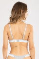 Bralet alliums Gris melange