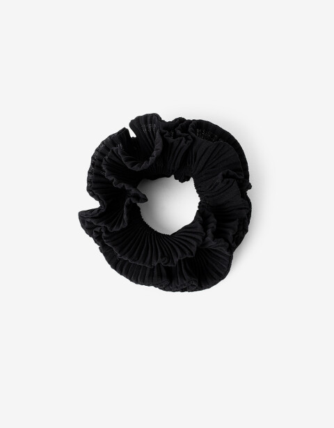 Skunzies Lisas Scrunchie Frunces Negro - Negro