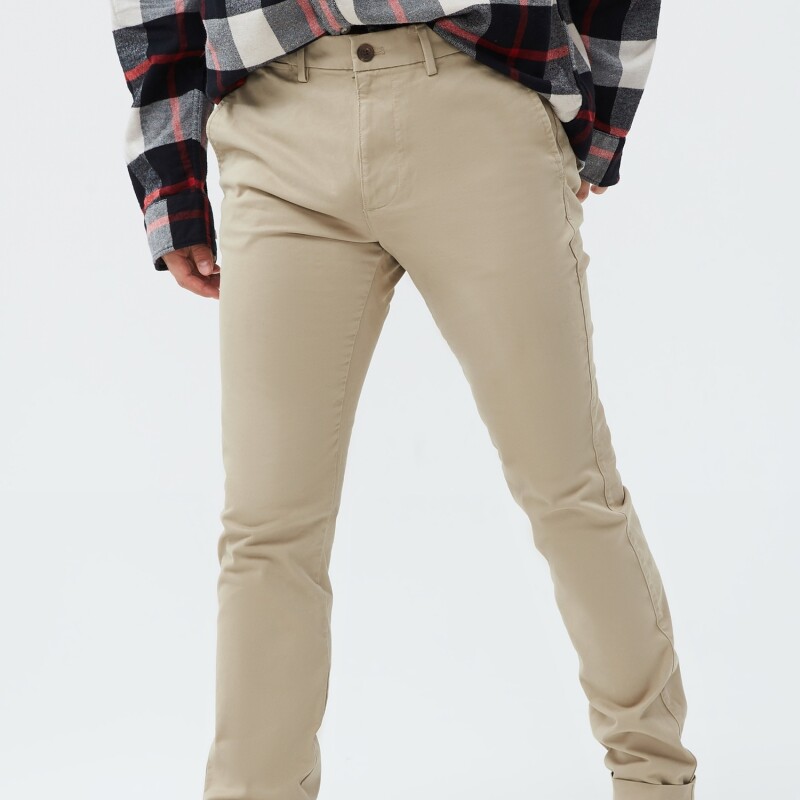 V-ESSENTIAL KHAKI SKINNY FIT ICONIC KHAKI