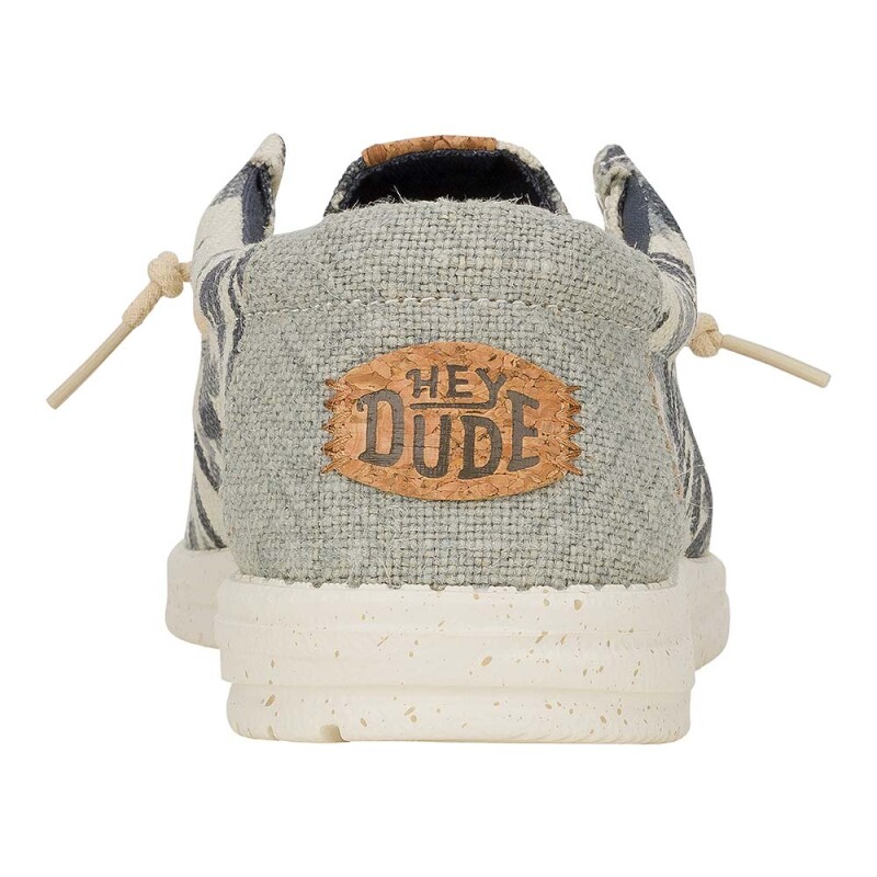 Wally Palm Jute - Hombre Egret/cloud Blue