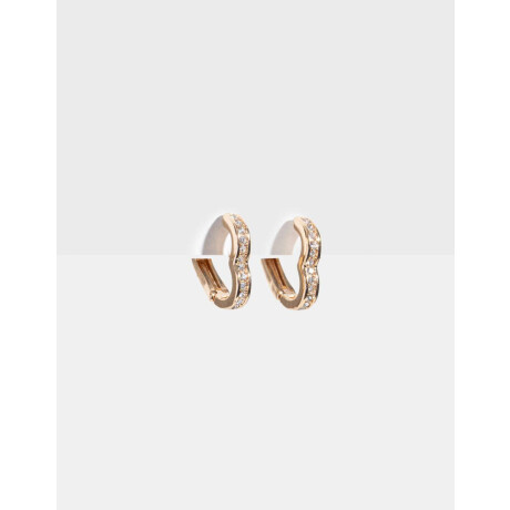 Argollas De Corazón Dorado