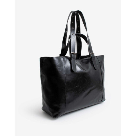 Caretra Formato Cartera Shopper Con Tachas Negro