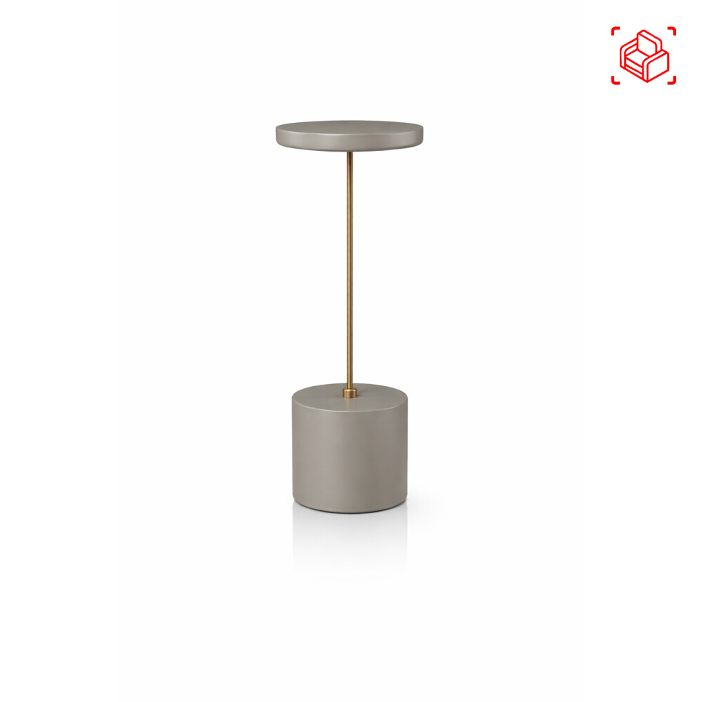 MESA ARRIME SMALL MADERA-Y-METAL GRIS FLORENCIA