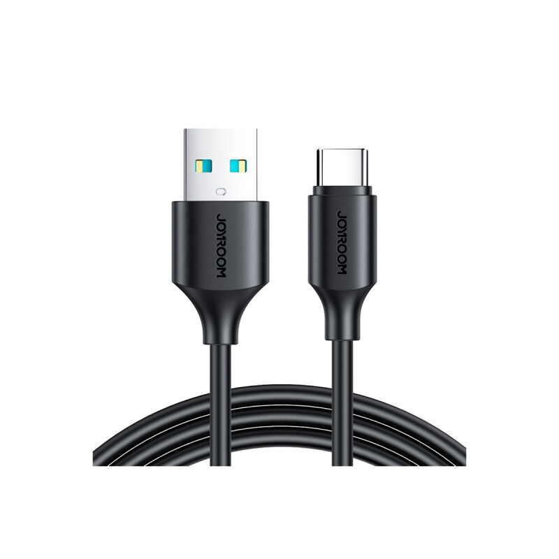 Cable Joyroom USB-A a USB-C 3A 2 metros color negro Cable Joyroom Usb-a A Usb-c 3a 2 Metros Color Negro